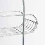 2 Tiers Bathroom Organizer Small Hanging Shower Caddy Stainless Steel