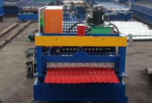 China 380V Electrical Corrugated Roll Forming Machine For 850mm Width Roofing Sheet factory