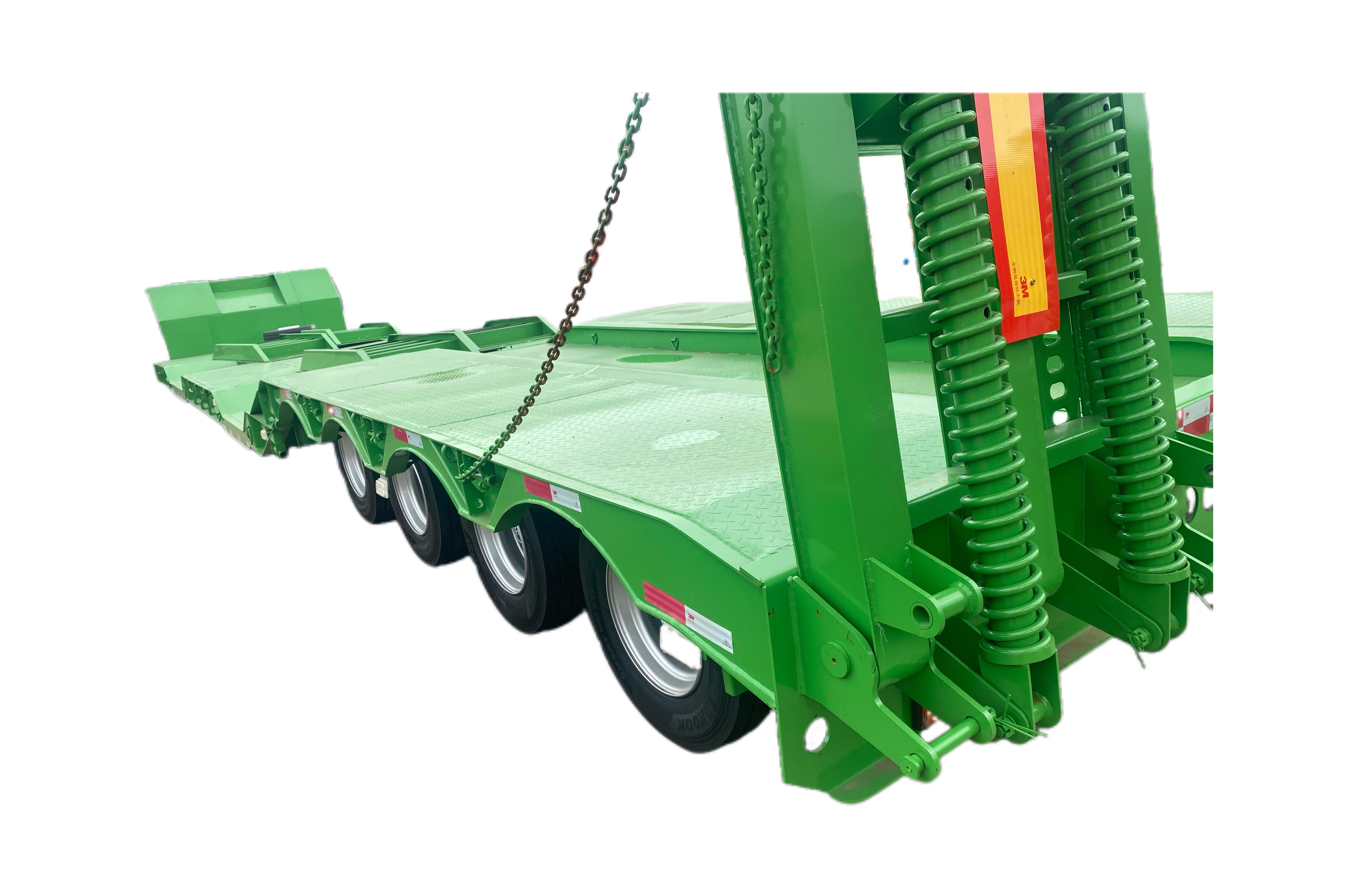 CIMC Heavy 6 Axle Low Bed Semi-Trailer Steel Material Truck Trailers with Performance