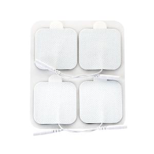 China Flexible Gel Type Physiotherapy Tens Electrode Pad Customized Shape Easy Apply factory