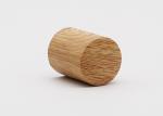 Water Transfer Cosmetic Bottle Cap , Perfume Bottle Lids Wood Grain Printing