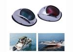 12V Stainless Steel LED Navigation Lamp Lights - Port & Starboard
