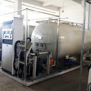 China 10m3 Auto LP Gas Filling Station Q345R 220 Volts Skid Mounted factory