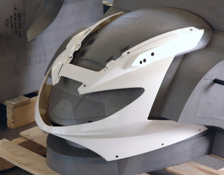 Customized CNC Machining Rapid Prototyping Helmet Motorcycle Frame