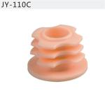 Beige ABS OD 28mm Pipe End Cap Plastic JY-110C