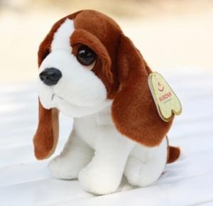 China Sitting Pose Poor Dog Plush Toys factory