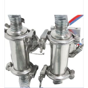 Full Pneumatic Double Head Table Top Liquid Filling Machine with 1% Filling