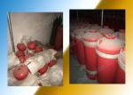 Red Electromagnetic Commercial Fire Extinguisher With Electrical Actuator