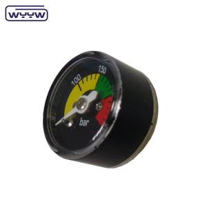 China 250 Bar 300bar 1 Inch 25mm Mini Pressure Gauge Manometer M10X1 factory
