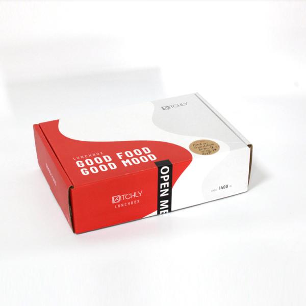 Custom Corrugated Boxes Custom logo design Pink rectangular mail box express