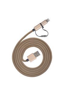 Mfi certified MicroUSB Cable with Lightning Adapter iPhone7/7plus,iPhone6/6plug