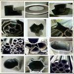 Welded Q195 / Q235 Steel Tube , Construction Flat End Special Steel Pipe
