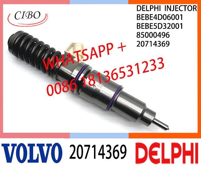 Common Rail Fuel Diesel Injector 20714369 BEBE4D06001 BEBE5D32001 85000496 E3.18 for VOL D16 US04 / 3144