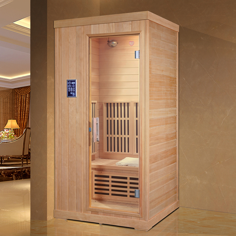 Factory Supply Dry Solid Wood Wet Steam Sauna Room