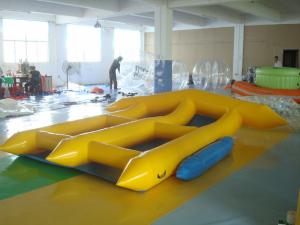 China 2 Person Inflatable Toy Boat , PVC Tarpaulin Inflatable Water Flyfish factory