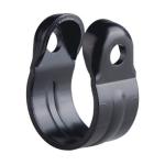 Black JY-28 Metal Pipe Clips Zinc Plated SPCC Metal Tube Clips