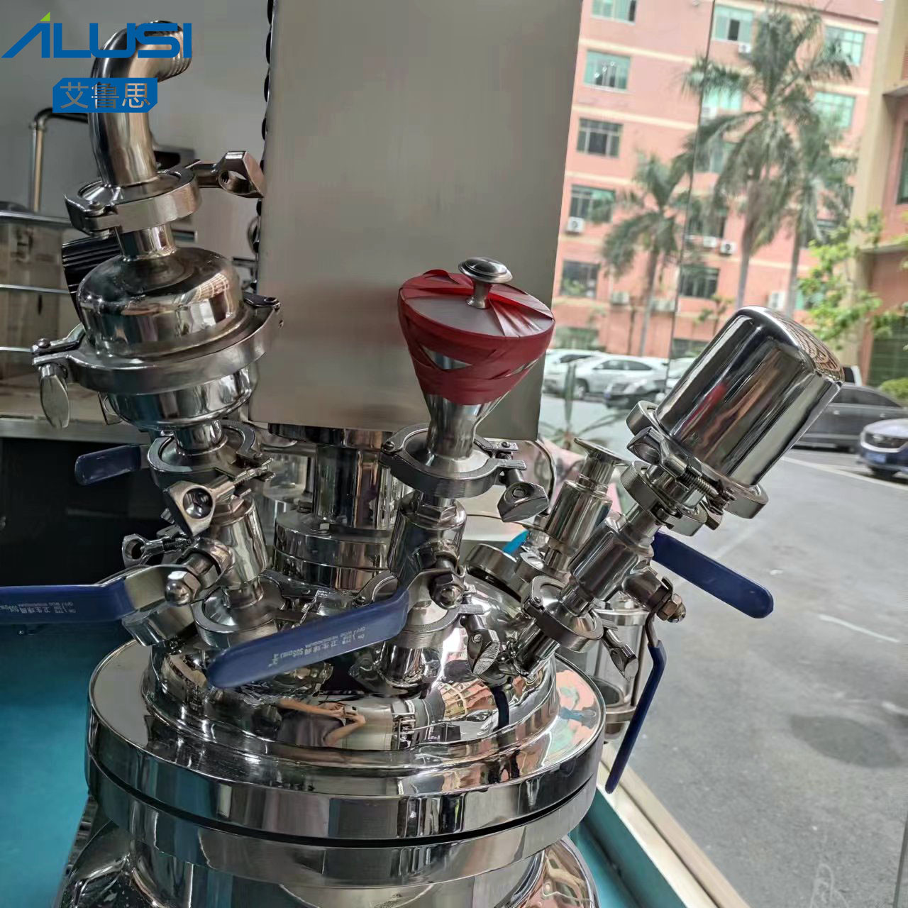 30 Liter SS Vacuum Industrial Emulsion Mixer For Paste Production Cream Making
