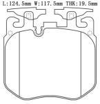 34106888459 BMW Brake Pads Replacement Energy Efficiency For Safely Operation