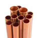 C11000 ASTM Copper Pipe , Air Conditioner Copper Pipe 0.2mm 0.5mm Thickness