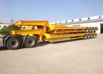 3 Axles Concave Beam Low Bed 60 Ton Low Deck Trailer