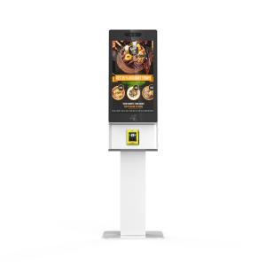 China 21.5 Inch Floor Standing Self Service Restaurant Kiosks With VPOS factory