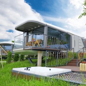 Prefabricated Outdoor Space Capsule Steel Structure Container Capsule House