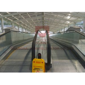Subway 800mm Width Airport Moving Sidewalks Escalator 35 Degree