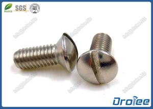 China A2 / 18-8 Stainless Steel Slotted Oval Countersunk Head Machine Screws factory