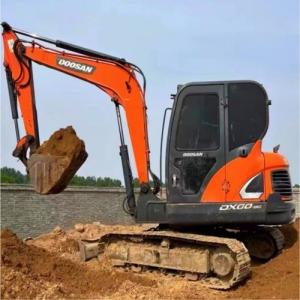 China 0.21m3 Doosan Dx60 Used Excavator Original Color 5700KG YANMAR Engine factory
