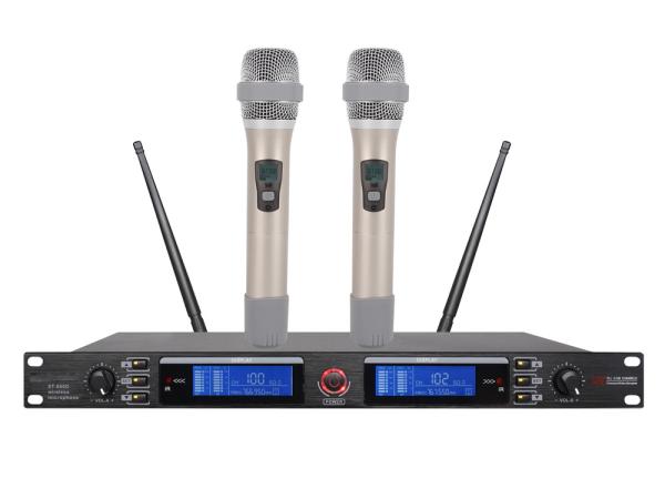 Wireless UHF Microphone System KTV entertainment and durability tube structure