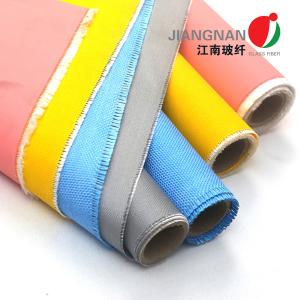 China Flameproof 600 G/M2 Silicone Coated Fiberglass Fabric For Heat Insulation factory