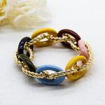 Rainbow Color Luxury Men Infinity Bracelet Alloy Beaded Bracelets Jewelry