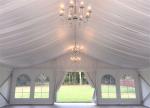 Luxury Outdoor PVC Transparent Wedding Tent , Windows Wedding Event Tent For 300