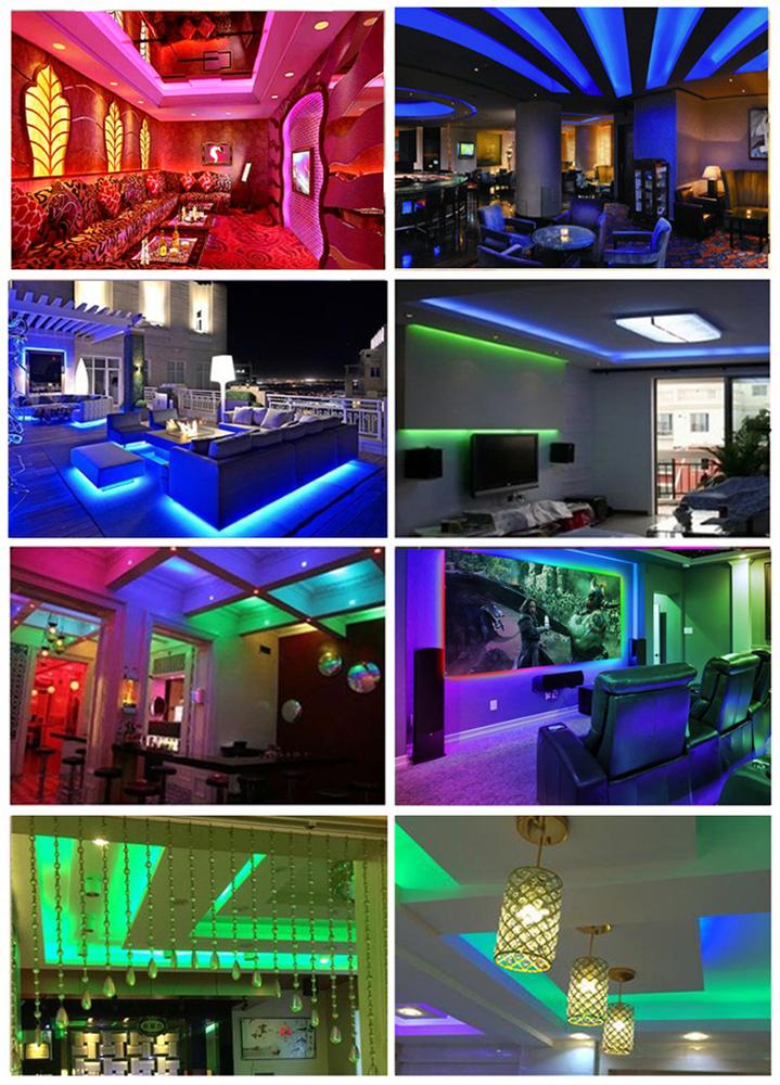 SMD2835 220V Dimmable LED Strip 276Leds/M LED Tape Light Three Rows