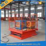 Safe 1.5T 3.5M Stationary Hydraulic Scissor Lift Hydraulic Warehouse Scissor