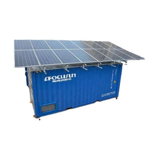 Camara de Frio Solar para Alimentos con Paneles Solares de 300w*16 y Inversor de