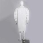 SMS nonwoven visitor gown disposable lab coat lab gown