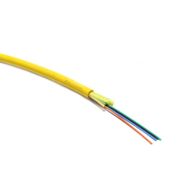 2 Core GJFJH G657A Indoor Fiber Optic Cable LSZH Jacket Easy to branch For