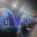 High Quality Outside Commercial Double Dome House Inflatable Bubble Tent House