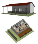 ISO 3834 Shockproof Prefabricated Steel Houses , Fireproof Residential Steel