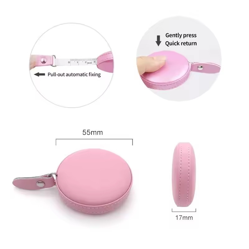 Wintape Leather Soft Tape Measuring Body Measurements Accurate Scale Sewing Tape Measure With Logo Brand Printing