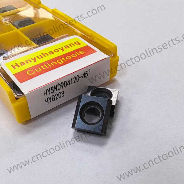 CNC Heavy-Duty Peeling Inserts, PVD Coating HYB208, HYSN0904120-45°, suitable