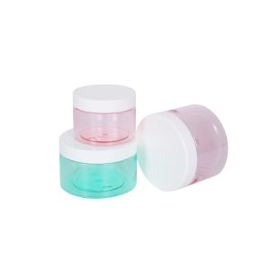 China 100ml / 150ml / 200ml Cosmetic Cream Jars Skin Moisture With Lid factory