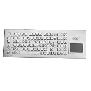 Ip65 Metal Rugged Keyboard With Touchpad And Full Functionalities