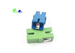China High Repeatability SC Simplex Fiber Optic Connector Adapters For SM MM OM3 OM4 factory
