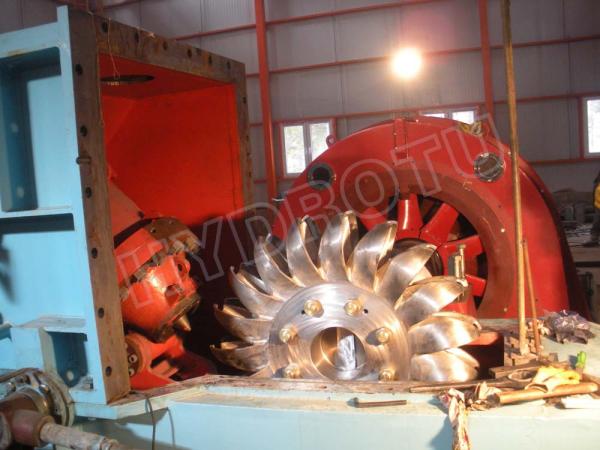 Stainless Steel Impulse Water Turbine / Pelton Water Turbine For High Water Head