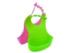Anti - Bacterial Toddler Dribble Bibs , Multifunctional Soft Silicone Bib Easy