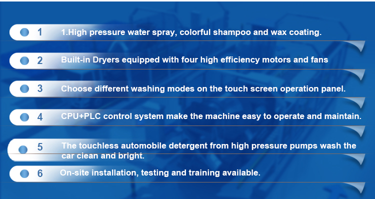 Steel Frame Touchless Robo Arm 360 Automatic Rotating Car Wash Machine