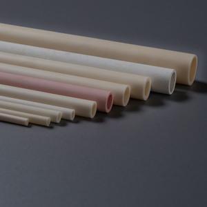China Round Alumina Ceramic Tubes Custom Design For Temperature Applications factory