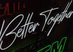 12VDC 200cm EU Plug Custom Neon Signs For Supermarket